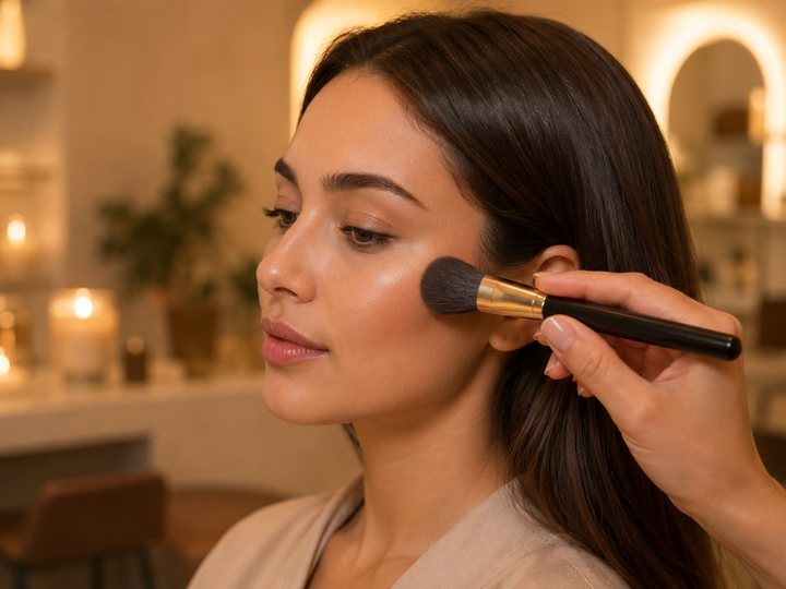 Дневной макияж в салоне Shelk Hair